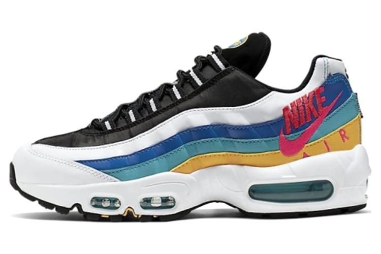 Кроссовки женские Nike Air Max 95 Prm черные-белые, 36.5 EU