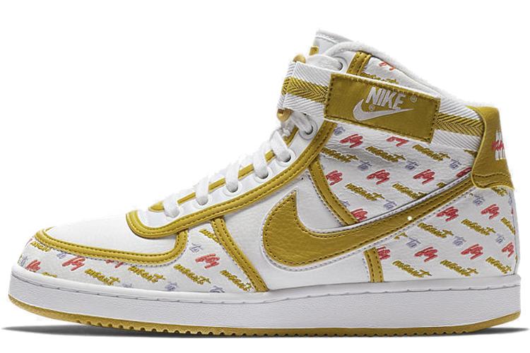 Кеды женские Nike Vandal High Meant To Fly белые-желтые, 36.5 EU