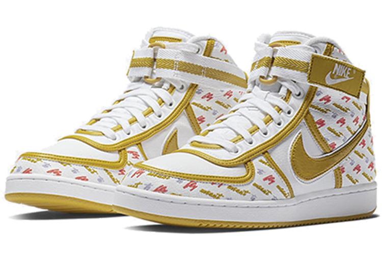 Кеды женские Nike Vandal High Meant To Fly белые-желтые, 36.5 EU