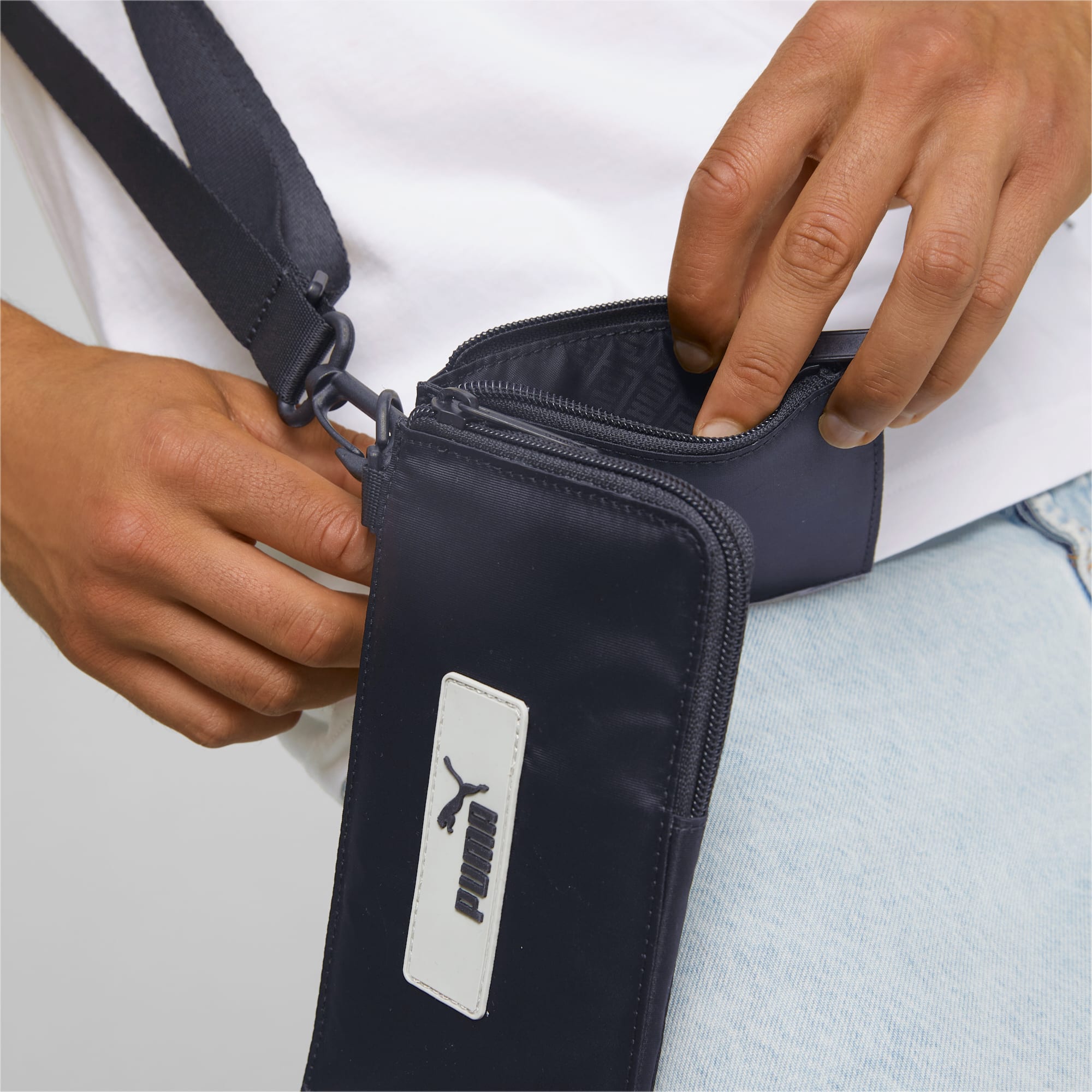 Мини сумка женская PUMA 079149-01 черная, Mini EU