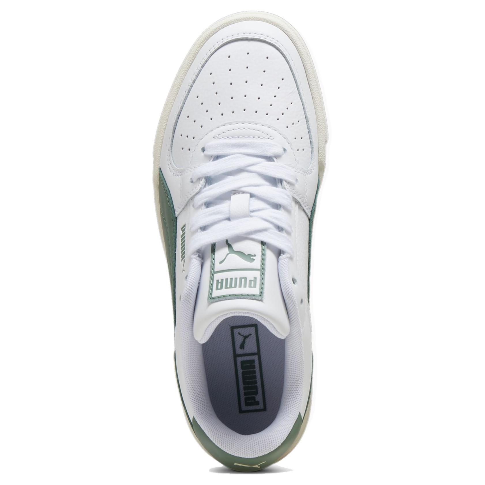 Кроссовки унисекс PUMA Ca Pro Low Top бело-зелёные, 36 EU