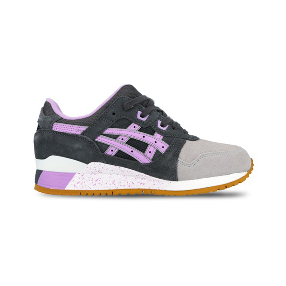 Кроссовки женские ASICS Gel Lyte 3 серые-фиолетовые, 36.5 EU