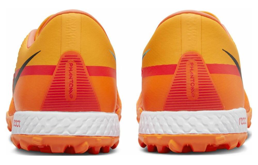 Футбольные бутсы мужские Nike Phantom GT2 Pro Tf оранжево-черные, 42.5 EU