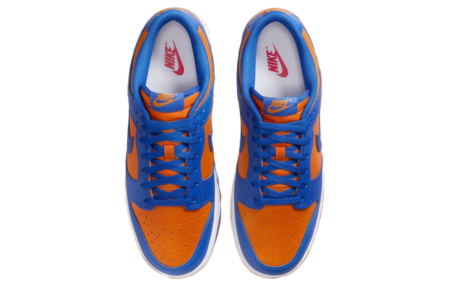 Кеды мужские Nike Dunk Low Knicks, синие, оранжевые, 44 EU