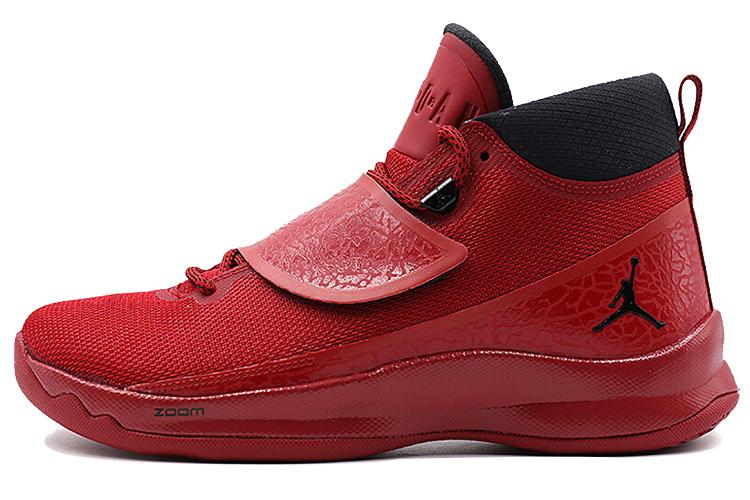 Кроссовки мужские Air Jordan Super.fly 5 Po X красные, 42.5 EU