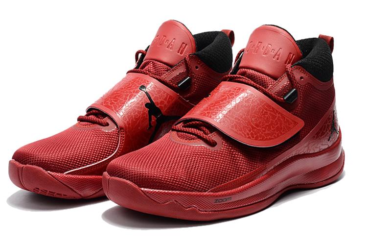Кроссовки мужские Air Jordan Super.fly 5 Po X красные, 42.5 EU