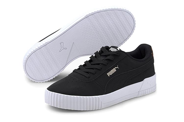 Спортивные кеды женские PUMA Carina Leo H черные, 35.5 EU