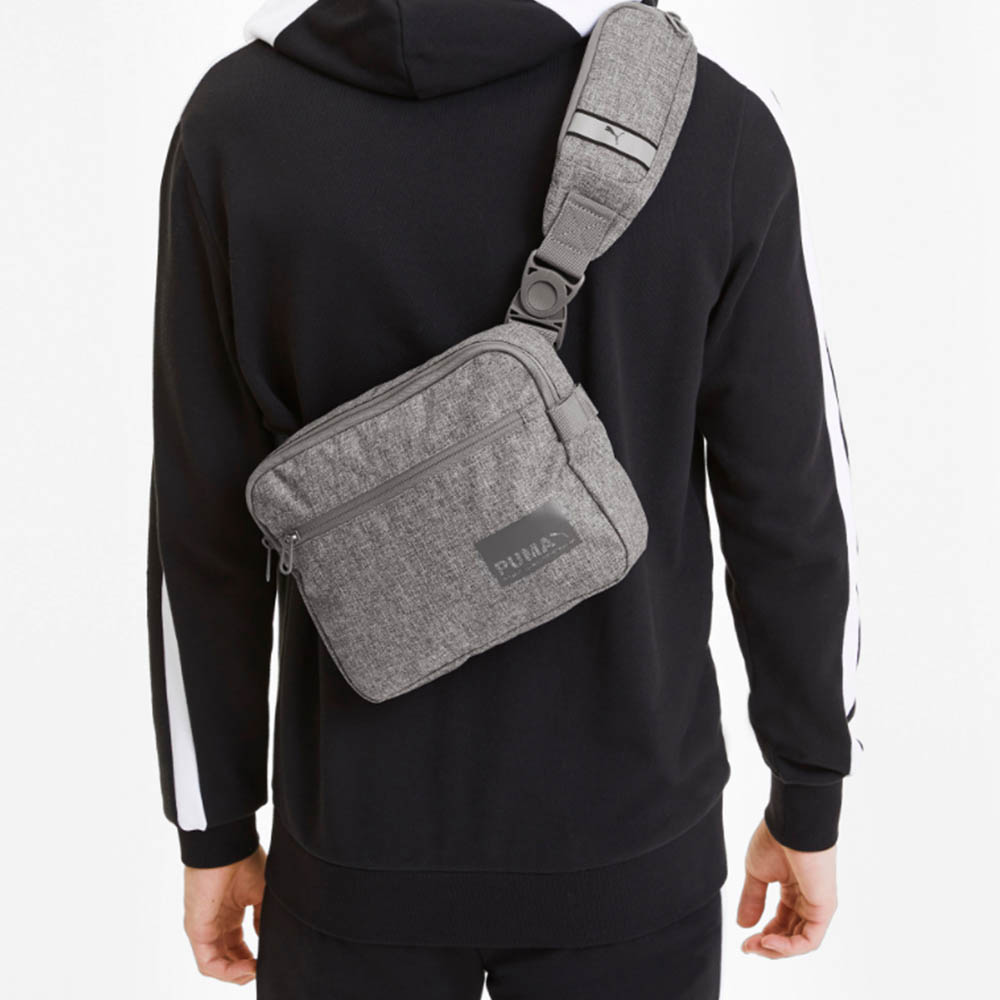 Сумка унисекс PUMA Oxford Belt Bag серого цвета