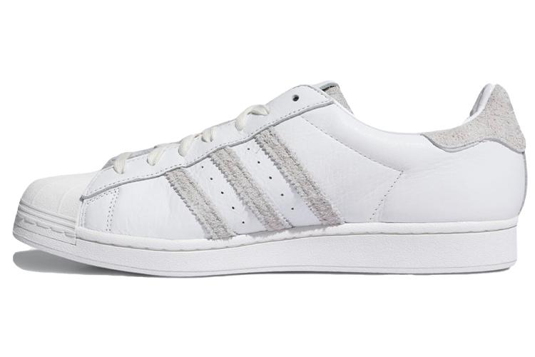 Кроссовки унисекс Adidas Superstar белые и бежевые, 38 EU