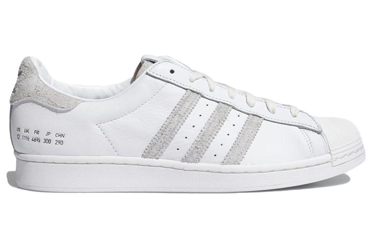 Кроссовки унисекс Adidas Superstar белые и бежевые, 38 EU