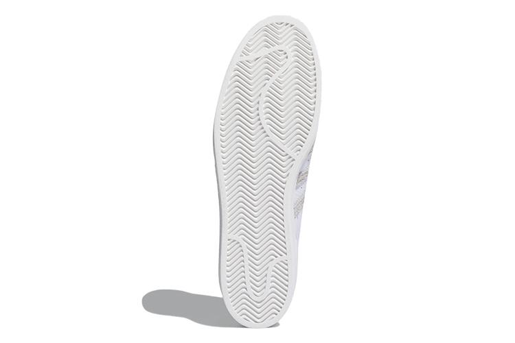 Кроссовки унисекс Adidas Superstar белые и бежевые, 38 EU