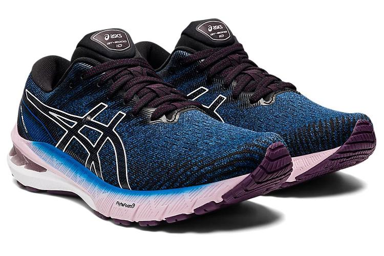 Кроссовки женские ASICS GT 2000 10 2E морской синий и белый, 38 EU