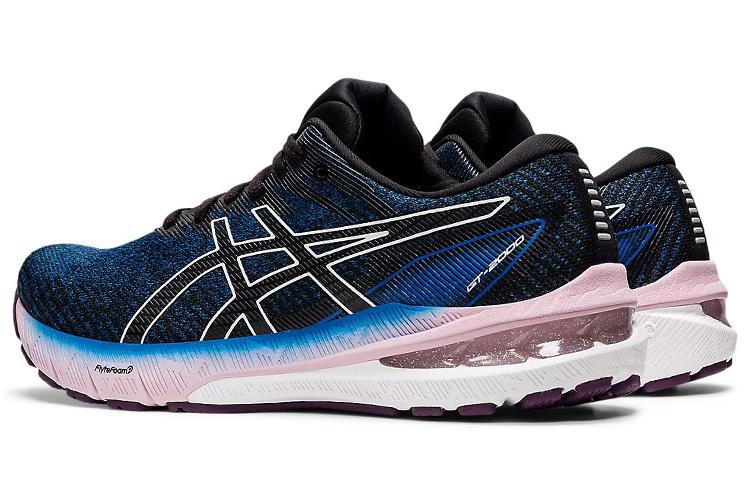 Кроссовки женские ASICS GT 2000 10 2E морской синий и белый, 38 EU