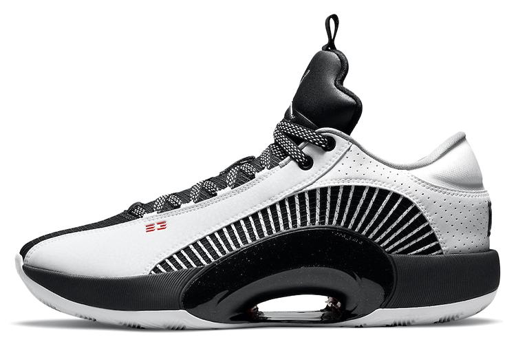 Спортивные кроссовки мужские Air Jordan 35 Low белые, черные