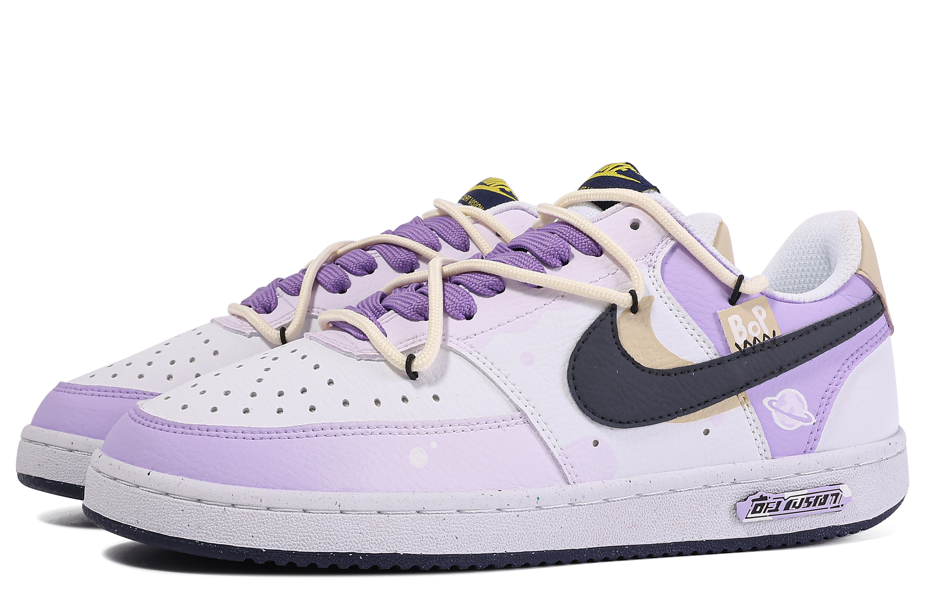 Кеды мужские Nike Court Vision 1 белые, 41 EU