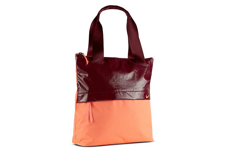 Сумка женская Nike BA6171-638 темно-бордовая/ярко-оранжевая