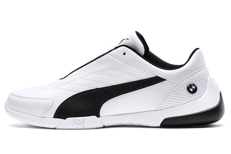 Кроссовки мужские PUMA Bmw M Motorsport Kart Cat Iii белые/черные, 41 EU