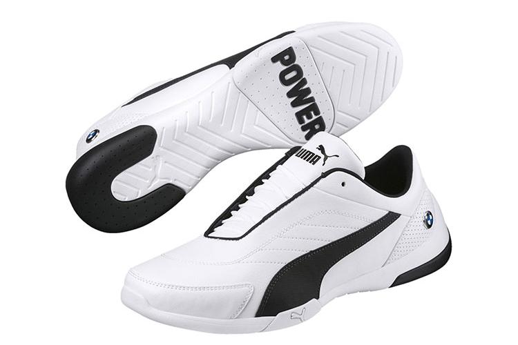 Кроссовки мужские PUMA Bmw M Motorsport Kart Cat Iii белые/черные, 41 EU