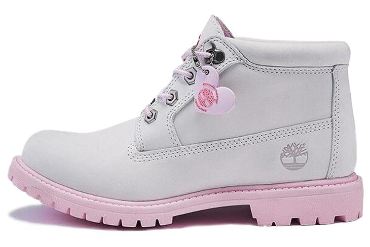 Ботинки женские Timberland Nellie Chukka серо-розовые, 38.5 EU