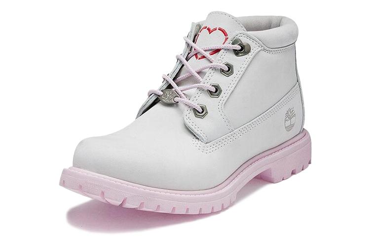 Ботинки женские Timberland Nellie Chukka серо-розовые, 38.5 EU