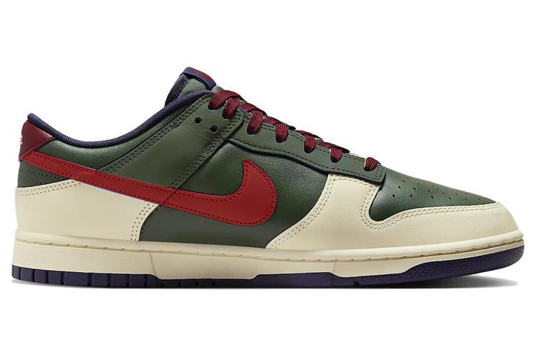 Кеды мужские Nike Dunk Low Dragon Ball белые и зелёные, 45 EU