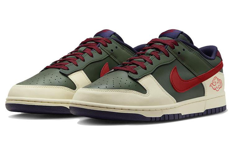 Кеды мужские Nike Dunk Low Dragon Ball белые и зелёные, 45 EU