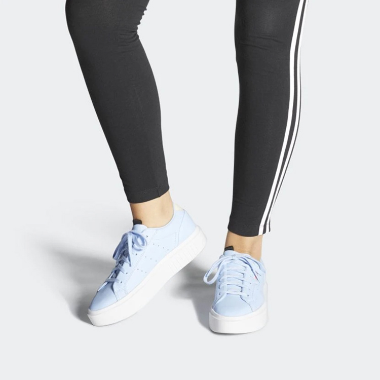 Кеды женские Adidas Originals Sleek Super синий, 39 1/3 EU