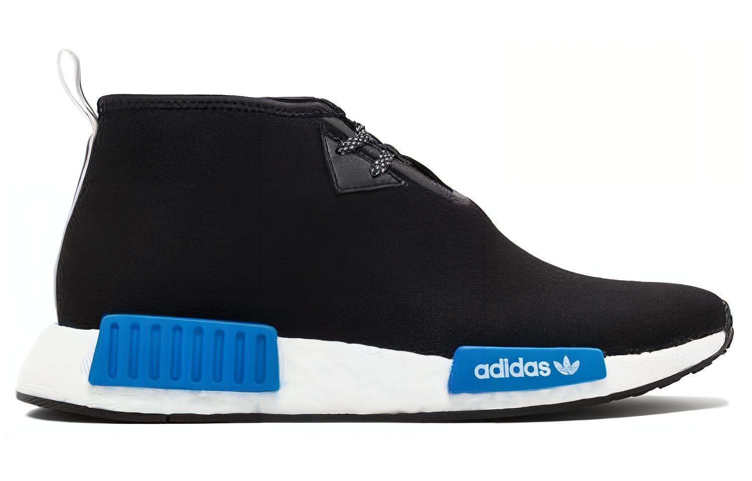 Кроссовки унисекс Adidas NMD C1 Porter черные, синие, 44 2/3 EU