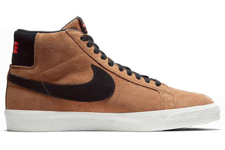 Кеды унисекс Nike Blazer SB Mid British Tan, 36 EU