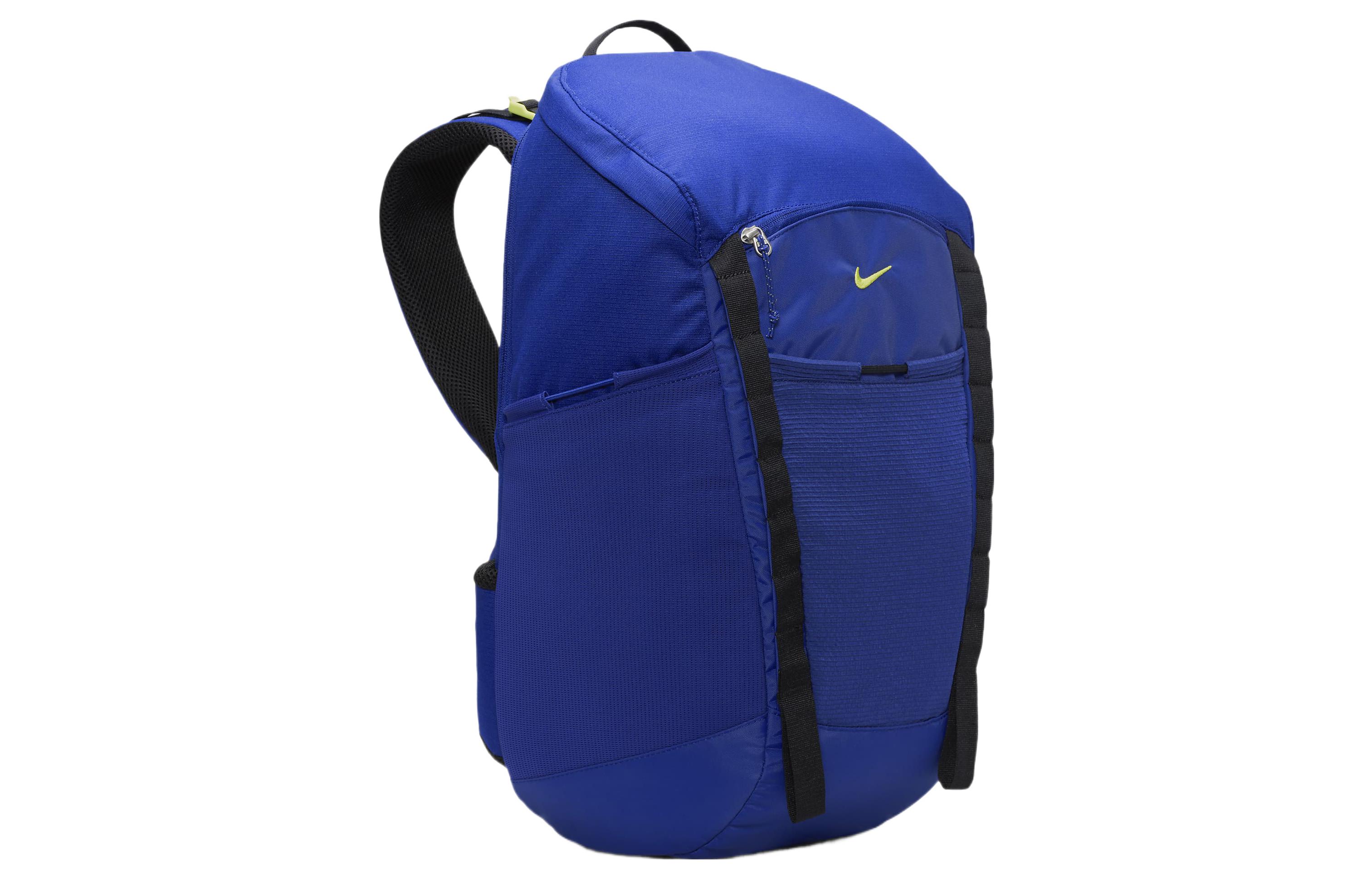 Рюкзак унисекс Nike DJ9677-455 темно синий черный неоново зеленый