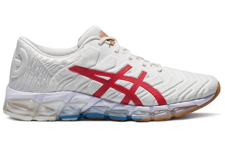 Кроссовки мужские ASICS Gel Quantam 360 5 белые-красные, 46 EU