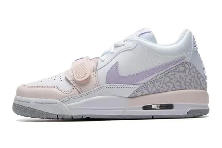 Кроссовки женские Jordan Legacy 312 Low-Top розово-белые, 36 EU