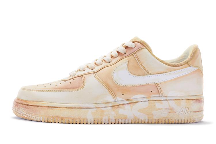 Кеды женские Nike Air Force 1 Low GS бежевые, 40 EU
