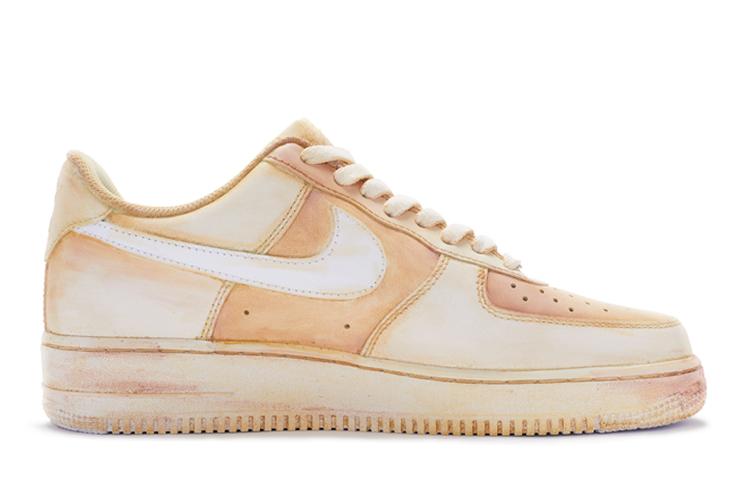 Кеды женские Nike Air Force 1 Low GS бежевые, 40 EU