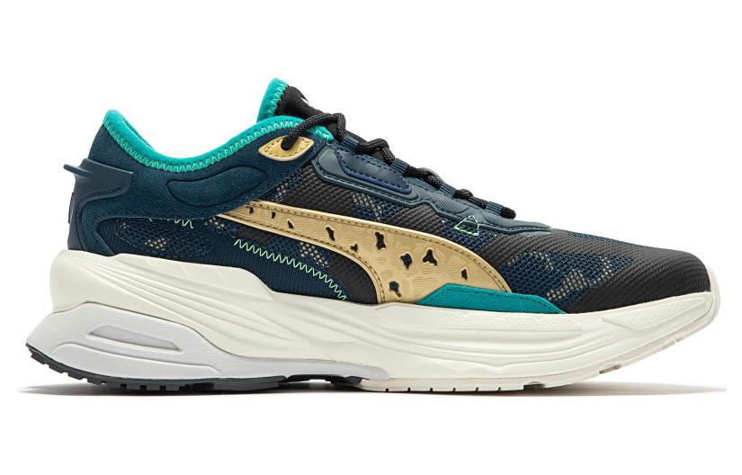 Кроссовки унисекс PUMA Extent Nitro Ek Balam черные, синие, 35.5 EU