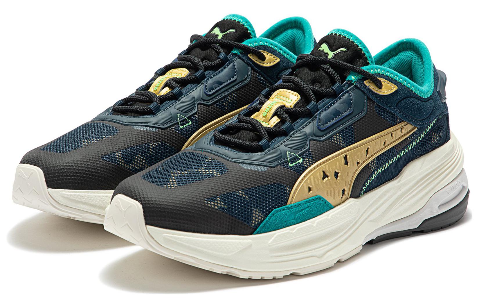 Кроссовки унисекс PUMA Extent Nitro Ek Balam черные, синие, 35.5 EU