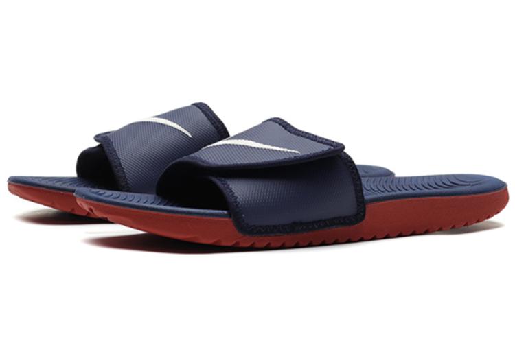 Шлепанцы мужские Nike Kawa Adjust Slipper красные/синие, 40 EU