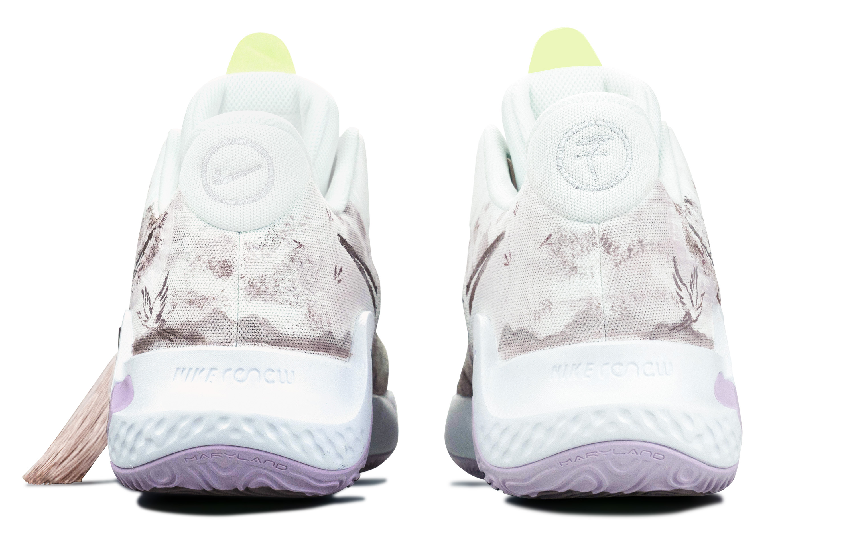 Кроссовки унисекс Nike Trey 5 Vintage белый/фиолетовый/розовый, 40 EU