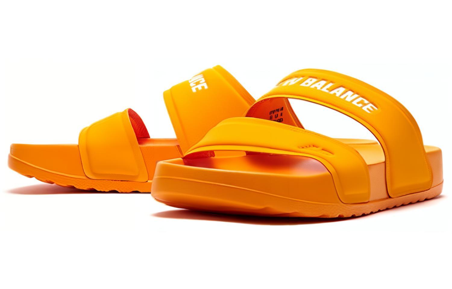 Шлепанцы унисекс New Balance SD1601YYW желтые, 37 EU