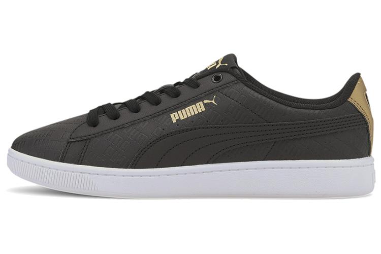 Кеды женские PUMA Vikky V2 Sig черные, белые, золотые, 35.5 EU