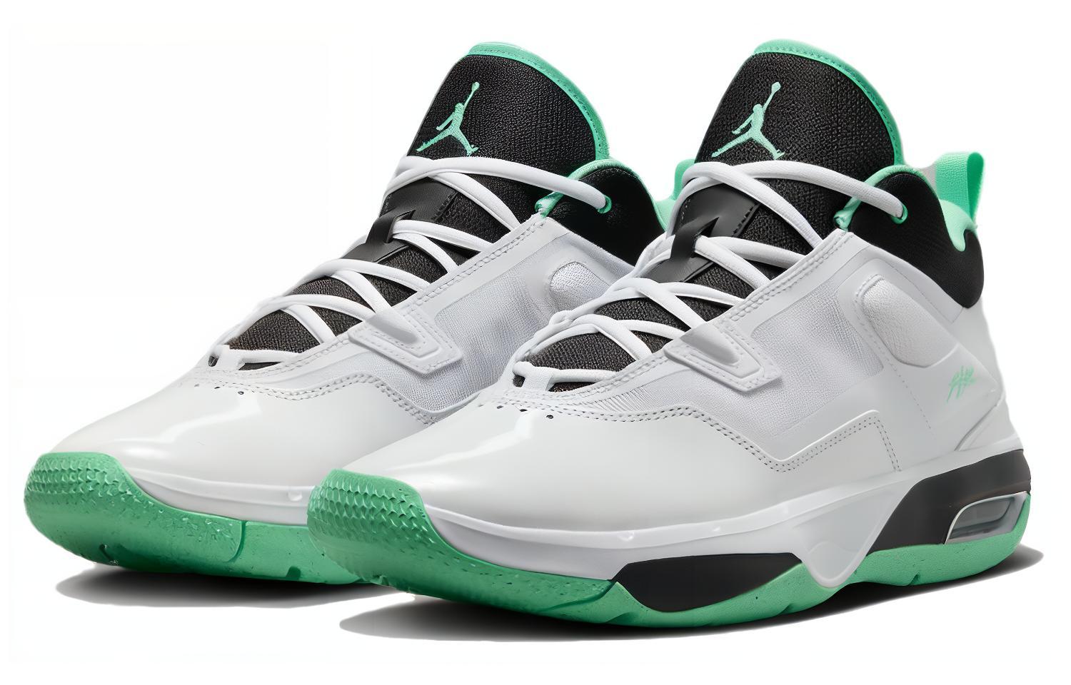 Кроссовки мужские Jordan Stay Loyal 3 белый и зелёный, 43 EU