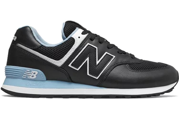 Кроссовки унисекс New Balance 574v2 черные, 37 EU