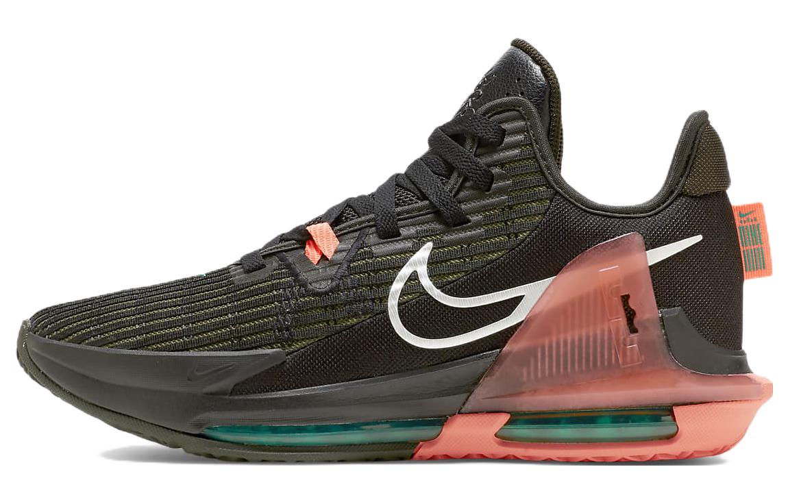 Кроссовки мужские Nike LeBron Witness 6 EP черные, зеленые, розовые, 43 EU