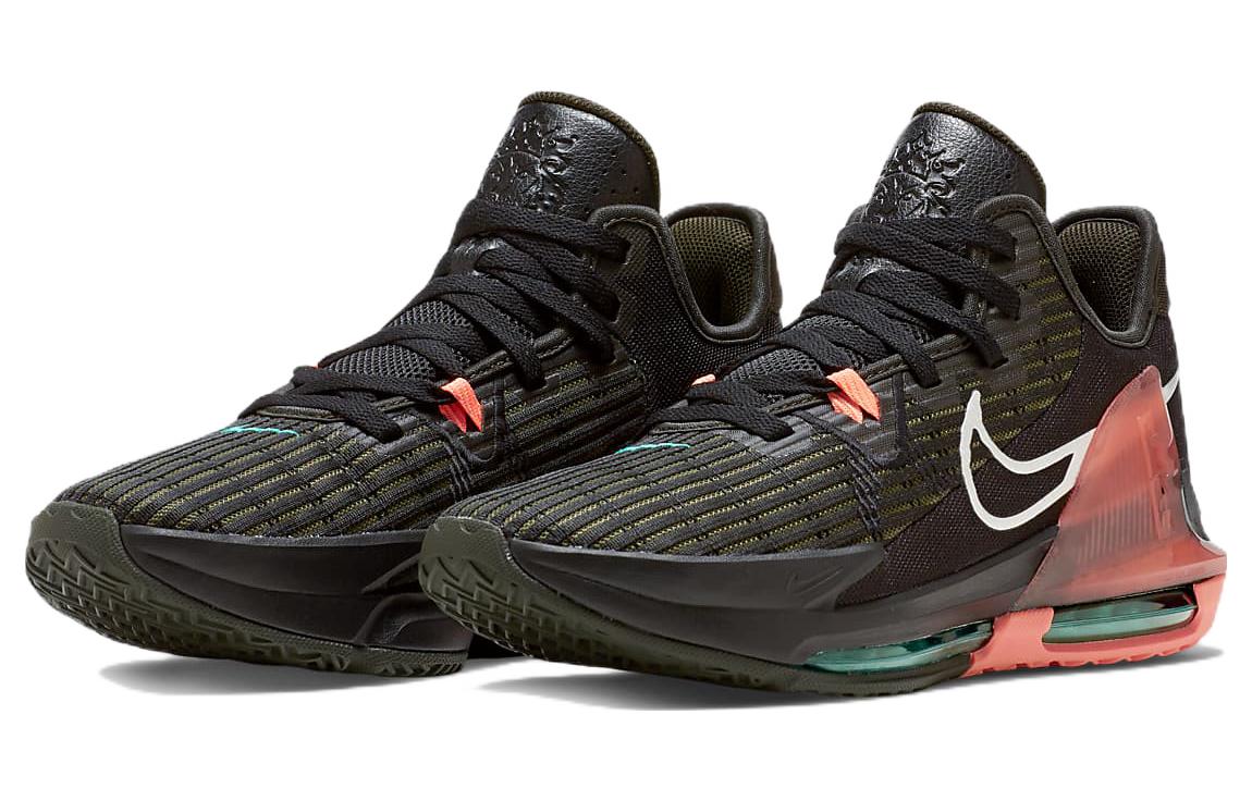 Кроссовки мужские Nike LeBron Witness 6 EP черные, зеленые, розовые, 43 EU