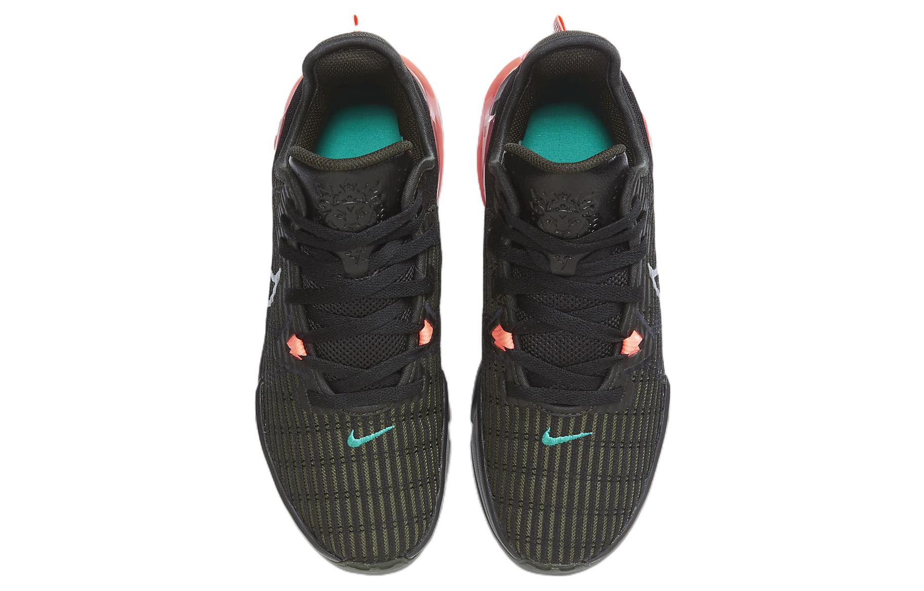 Кроссовки мужские Nike LeBron Witness 6 EP черные, зеленые, розовые, 43 EU