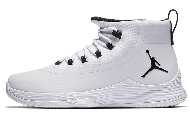 Кроссовки мужские Air Jordan Ultra Fly 2 X белые, черные, 47.5 EU