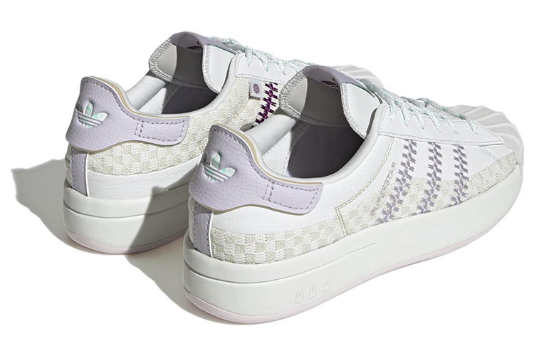 Кеды женские Adidas Superstar Ayoon crystal white silver, 36 2/3 EU