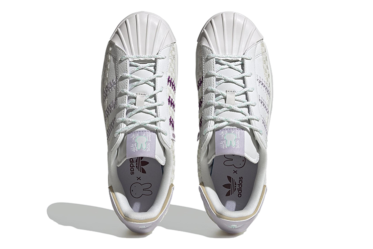 Кеды женские Adidas Superstar Ayoon crystal white silver, 36 2/3 EU