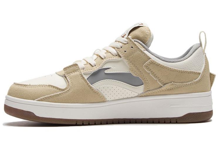 Спортивные кеды мужские LINING Layer Pro кремово-коричневые