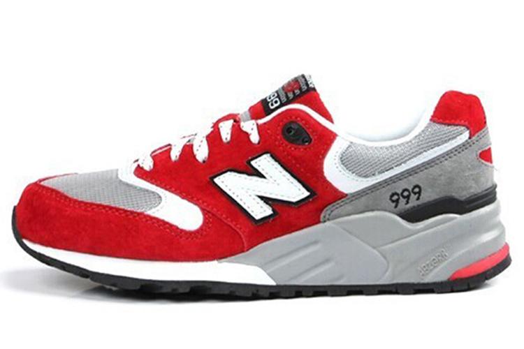 Кроссовки мужские New Balance ML999, красные-серые, 43 EU